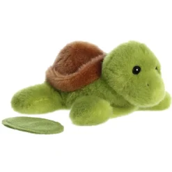 Tal the Stuffed Turtle Magnetic Shoulderkins Plush by Aurora