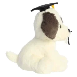 Terrier Pup Stuffed Dog with Graduation Cap and Diploma by Aurora