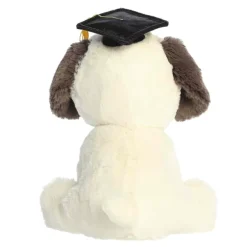 Terrier Pup Stuffed Dog with Graduation Cap and Diploma by Aurora