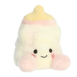 Thea the Plush Pink Baby Bottle Palm Pals by Aurora