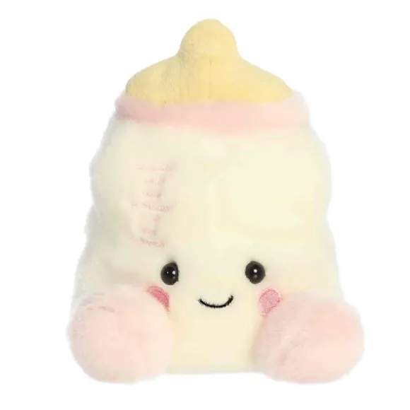 Thea the Plush Pink Baby Bottle Palm Pals by Aurora