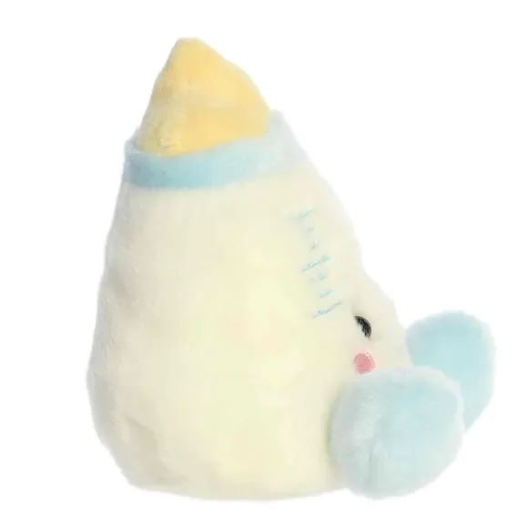 Theo the Plush Blue Baby Bottle Palm Pals by Aurora