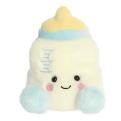 Theo the Plush Blue Baby Bottle Palm Pals by Aurora
