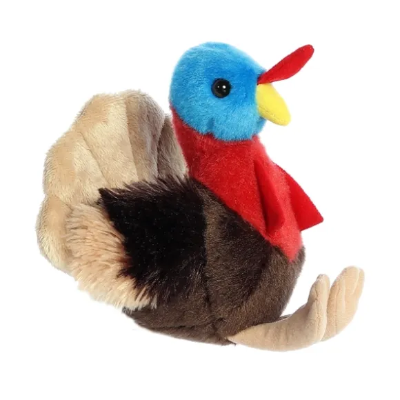 Thomas the Stuffed Turkey Mini Flopsie by Aurora