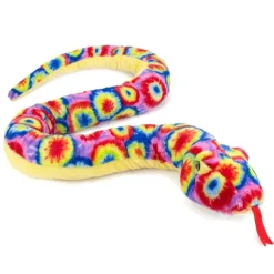Tie Dye Snake Stuffed Animal by Fiesta