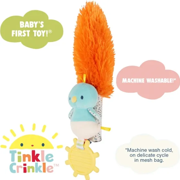 Tinkle Crinkle Plush Birdie Baby Toy by Gund
