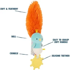 Tinkle Crinkle Plush Birdie Baby Toy by Gund