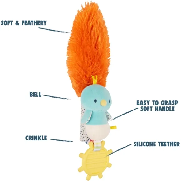 Tinkle Crinkle Plush Birdie Baby Toy by Gund