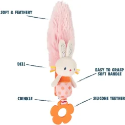 Tinkle Crinkle Plush Bunny Baby Toy by Gund