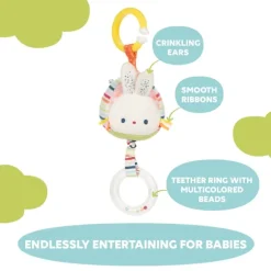 Tinkle Crinkle Pull and Play Plush Baby Toy by Gund