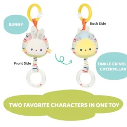 Tinkle Crinkle Pull and Play Plush Baby Toy by Gund
