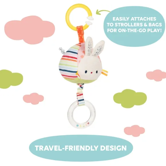 Tinkle Crinkle Pull and Play Plush Baby Toy by Gund
