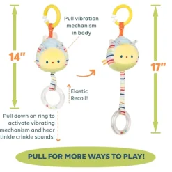Tinkle Crinkle Pull and Play Plush Baby Toy by Gund