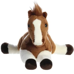 Tola the Stuffed 12 Inch Lying Plush Paint Horse by Aurora