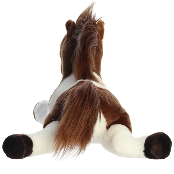 Tola the Stuffed 12 Inch Lying Plush Paint Horse by Aurora