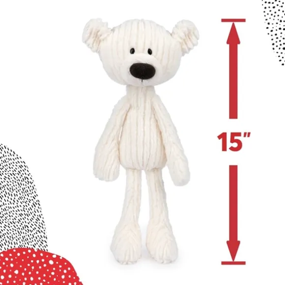 Toothpick the White Cable Pattern Teddy Bear by Gund