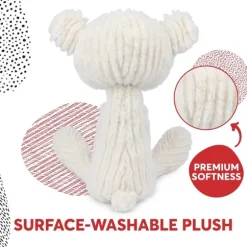 Toothpick the White Cable Pattern Teddy Bear by Gund