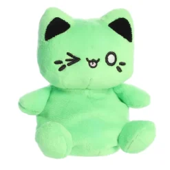 Toxic Green Plush Meowchi Cat Palm Pals by Aurora