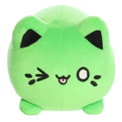 Toxic Green Stuffed Meowchi Cat by Aurora