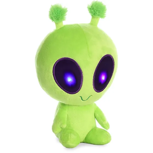 Twitch the Light Up Green Alien Stuffed Animal by Aurora