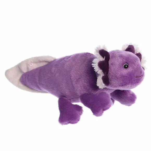 Ube the Stuffed Purple Axolotl Mini Flopsie by Aurora