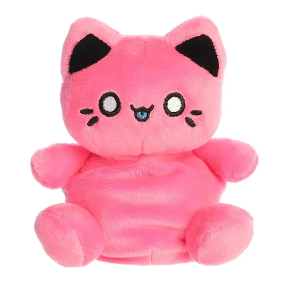 Vivid Pink Plush Meowchi Cat Palm Pals by Aurora
