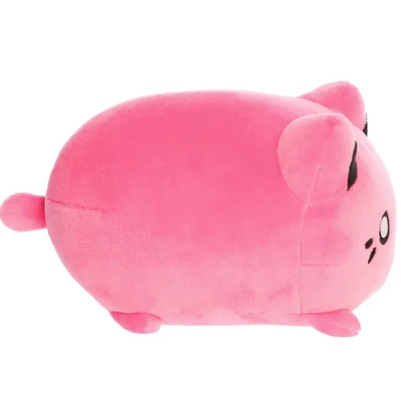 Vivid Pink Stuffed Meowchi Cat by Aurora