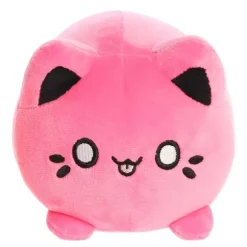 Vivid Pink Stuffed Meowchi Cat by Aurora