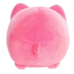 Vivid Pink Stuffed Meowchi Cat by Aurora