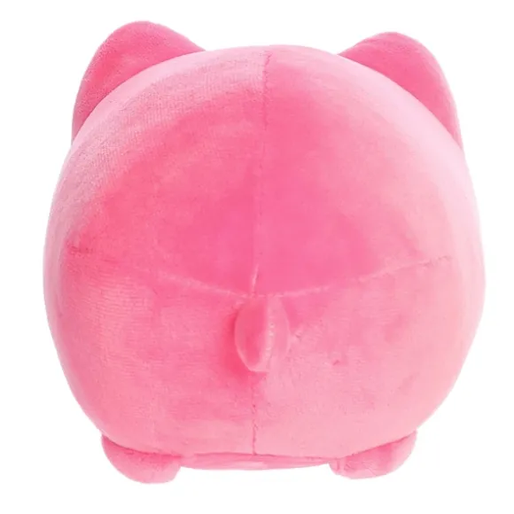 Vivid Pink Stuffed Meowchi Cat by Aurora