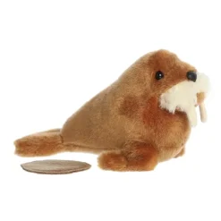 Waffle the Stuffed Walrus Magnetic Shoulderkins Plush by Aurora