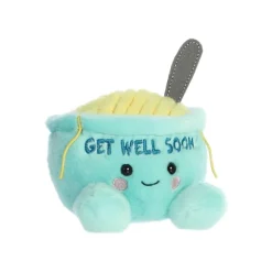 Welly the Plush Chicken Soup Bowl Palm Pals by Aurora