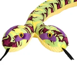 Whirlpool Print 54 Inch Plush Siamese Snake by Wild Republic