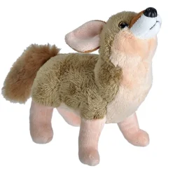 Wild Calls Stuffed Coyote with Real Sound by Wild Republic