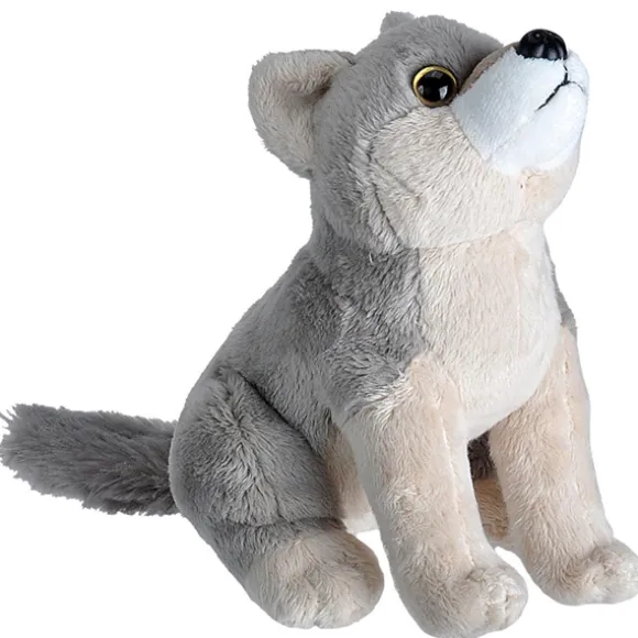 Wild Calls Stuffed Wolf with Real Sound by Wild Republic