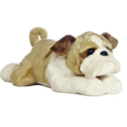 Willis the Stuffed Bulldog Flopsie Plush Dog by Aurora