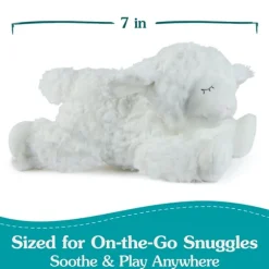 Winky the Eco-Friendly Plush Lamb Rattle by Gund