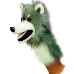 Wolfgang the Plush Wolf Stage Puppet by Aurora