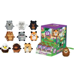 Woodland Cutie Beans Plush Mystery Pack with Clip-On Case by Fiesta