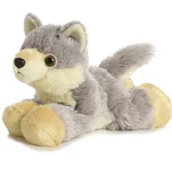 Woolsey the Stuffed Wolf Mini Flopsie by Aurora