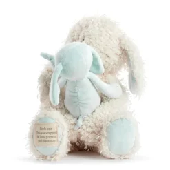Wrapped in Prayer Baby Safe Plush Elephant with Baby by Demdaco
