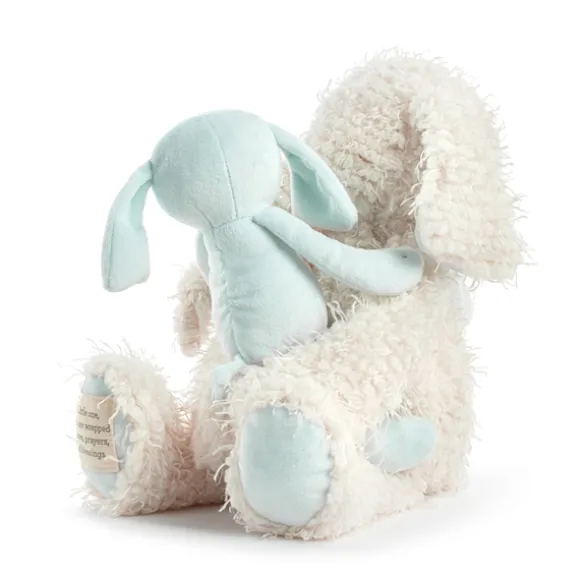 Wrapped in Prayer Baby Safe Plush Elephant with Baby by Demdaco