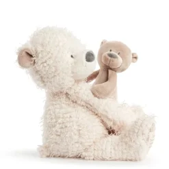 Wrapped in Prayer Baby Safe Plush Bear with Baby by Demdaco