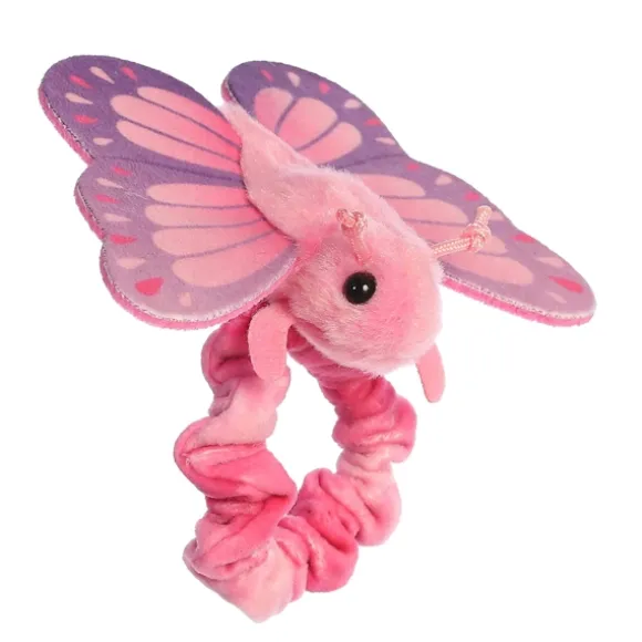 Wrist Fliers Elastic Plush Blush Butterfly by Aurora