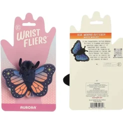 Wrist Fliers Elastic Plush Sunset Butterfly by Aurora