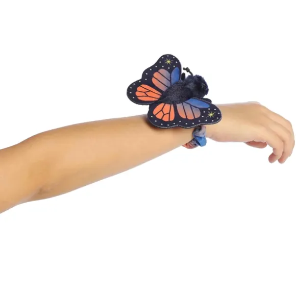 Wrist Fliers Elastic Plush Sunset Butterfly by Aurora