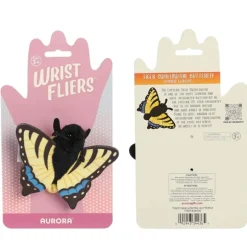 Wrist Fliers Elastic Plush Tiger Swallowtail Butterfly by Aurora