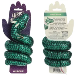Wrist Wranglers Elastic Plush Viridian Dragon by Aurora