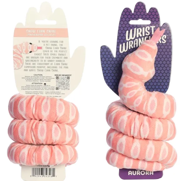 Wrist Wranglers Elastic Plush Snow Corn Snake by Aurora