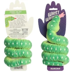 Wrist Wranglers Elastic Plush Emerald Tree Boa Snake by Aurora